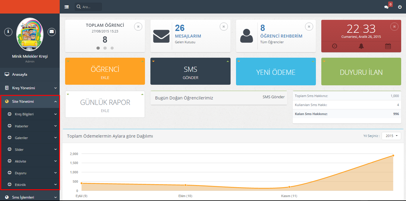 Öğrenci Profil Sayfası